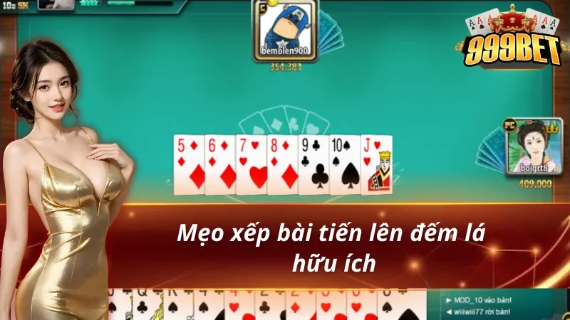 Mẹo xếp sảnh, đôi và bài rác trong tiến lên đếm lá