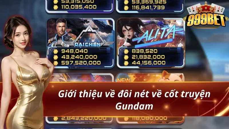 Nổ hũ Gundam 999BET với bảng quay robot chiến đấu